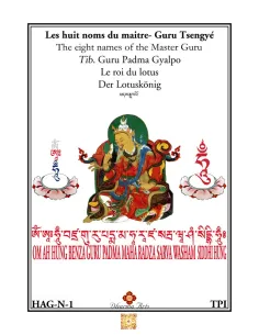 Les huit noms du maitre Gourou Tsengye Le roi du Lotus 2