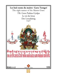 Les huit noms du maitre Gourou Tsengye Le roi du Lotus 2