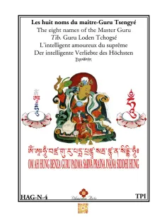 The eight names of the Master Guru Tsengue The Lion of Sakya 2