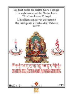Les huit noms du maitre Gourou Tsengye L'intelligent amoureux du supreme 2
