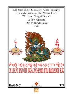 Les huit noms du maitre Gourou Tsengye Le lion rugissant 2