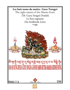 Les huit noms du maitre Gourou Tsengye Le lion rugissant 2