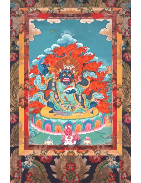 Mahakala a la cape noire