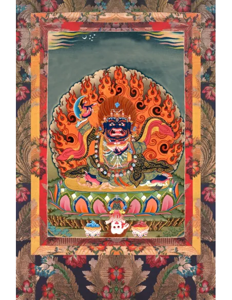 Mahakala a la cape noire