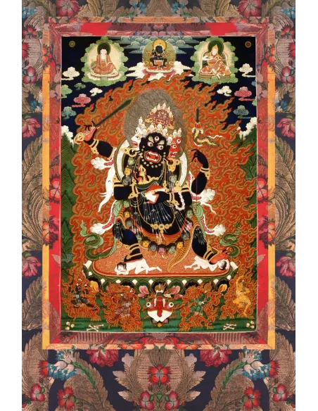 Protecteur du Dharma Mahakala a 4 visages
