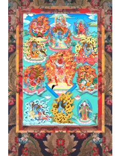 Protecteurs du Dharma de la lignee du Dudjom Tersar