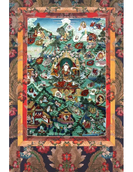 Les huit noms du maitre Gourou Tsengye Le roi du Lotus