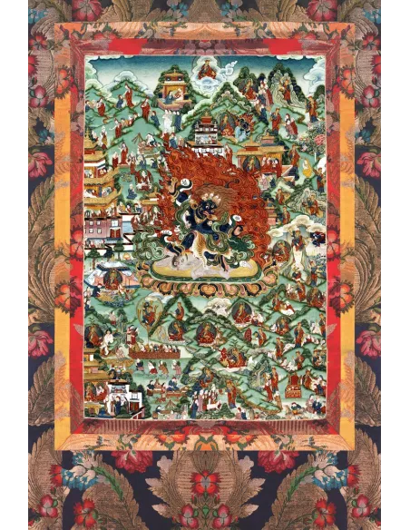 Les huit noms du maitre Gourou Tsengye Le lion rugissant