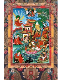 Les huit noms du maitre Gourou Tsengye Le roi du Lotus