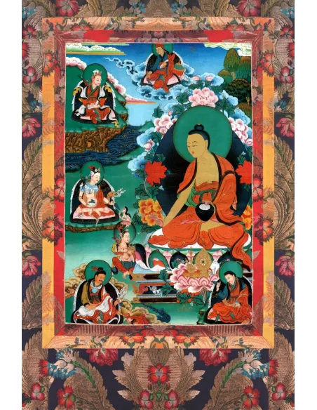 Les huit noms du maitre Gourou Tsengye Le lion des Sakya