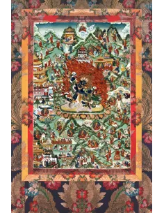 Les huit noms du maitre Gourou Tsengye Le lion rugissant