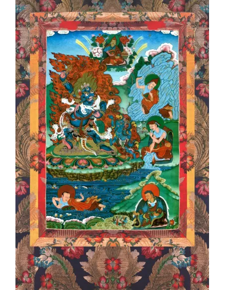 Les huit noms du maitre Gourou Tsengye Le lion rugissant